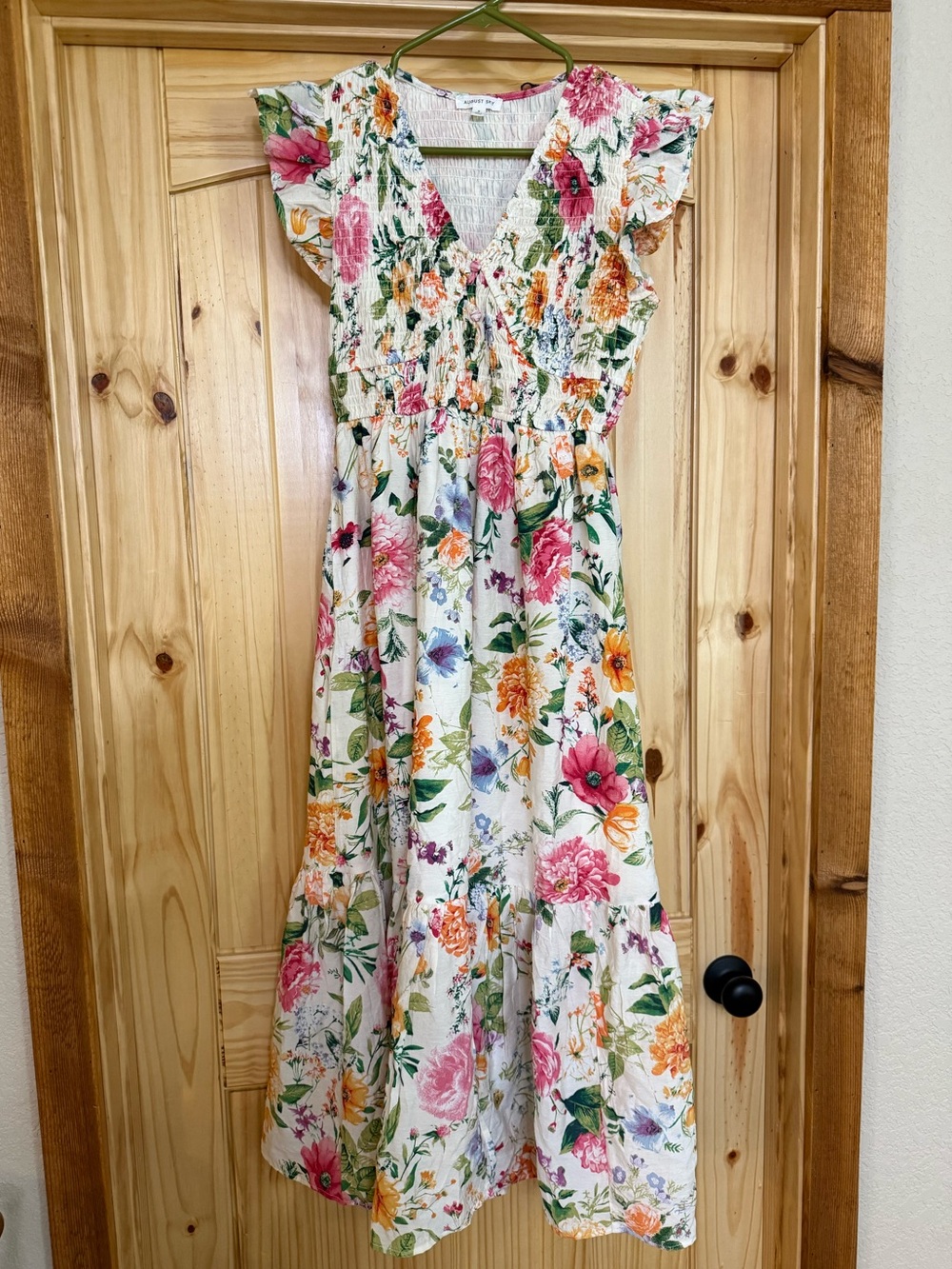 VICI Sunshine Garden Floral Midi Dress
